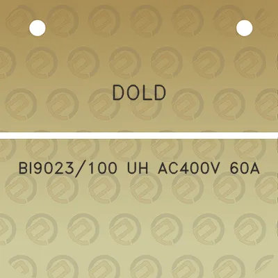 dold-bi9023100-uh-ac400v-60a