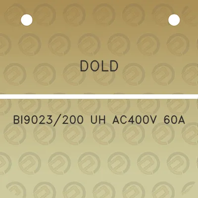 dold-bi9023200-uh-ac400v-60a