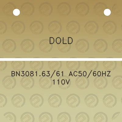 dold-bn30816361-ac5060hz-110v