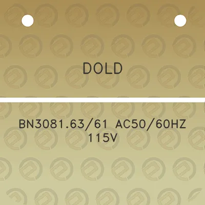 dold-bn30816361-ac5060hz-115v