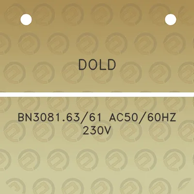 dold-bn30816361-ac5060hz-230v