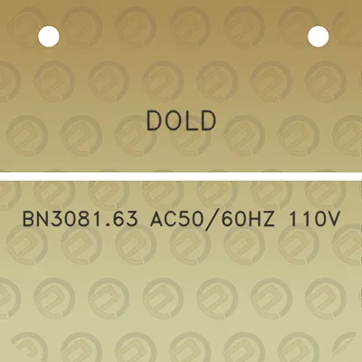 dold-bn308163-ac5060hz-110v