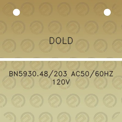 dold-bn593048203-ac5060hz-120v