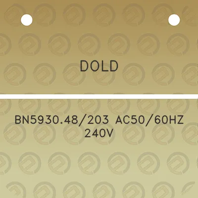 dold-bn593048203-ac5060hz-240v