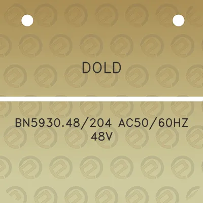 dold-bn593048204-ac5060hz-48v