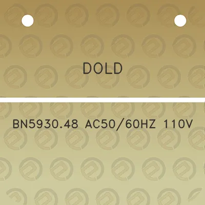 dold-bn593048-ac5060hz-110v