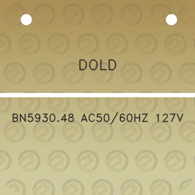 dold-bn593048-ac5060hz-127v