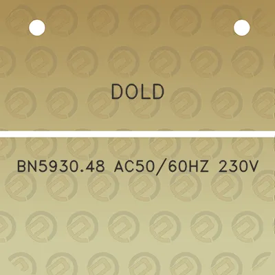 dold-bn593048-ac5060hz-230v