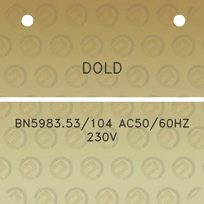 dold-bn598353104-ac5060hz-230v