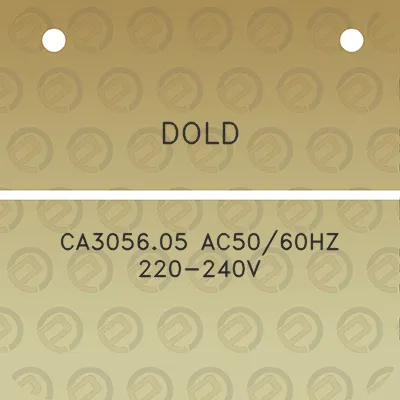 dold-ca305605-ac5060hz-220-240v