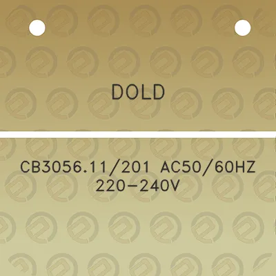 dold-cb305611201-ac5060hz-220-240v