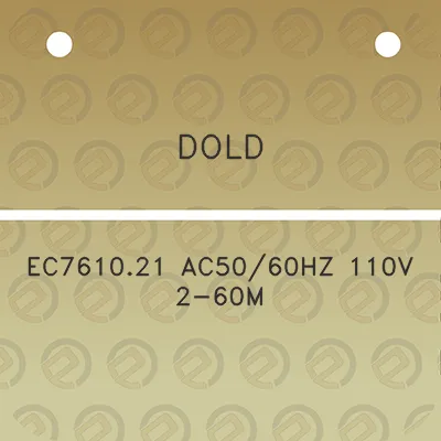 dold-ec761021-ac5060hz-110v-2-60m