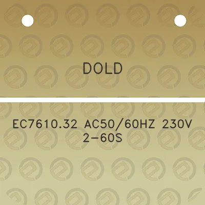 dold-ec761032-ac5060hz-230v-2-60s