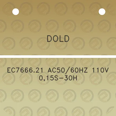 dold-ec766621-ac5060hz-110v-015s-30h