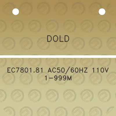 dold-ec780181-ac5060hz-110v-1-999m