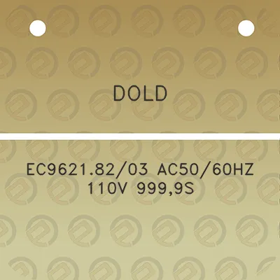 dold-ec96218203-ac5060hz-110v-9999s