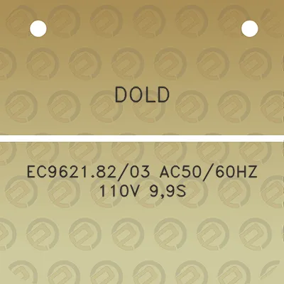 dold-ec96218203-ac5060hz-110v-99s