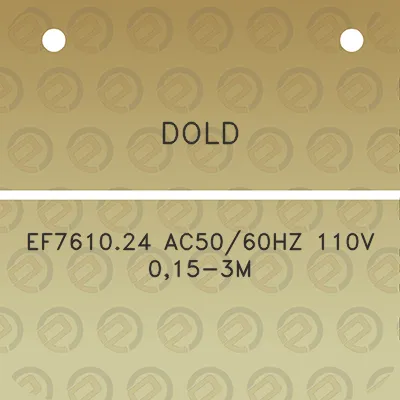 dold-ef761024-ac5060hz-110v-015-3m