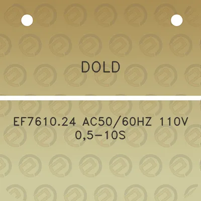 dold-ef761024-ac5060hz-110v-05-10s