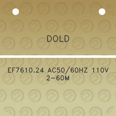 dold-ef761024-ac5060hz-110v-2-60m