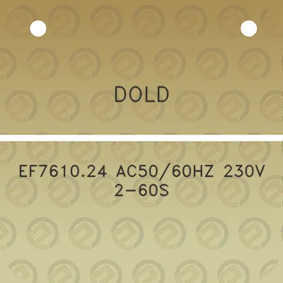 dold-ef761024-ac5060hz-230v-2-60s