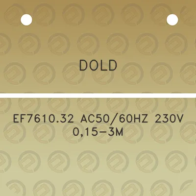 dold-ef761032-ac5060hz-230v-015-3m