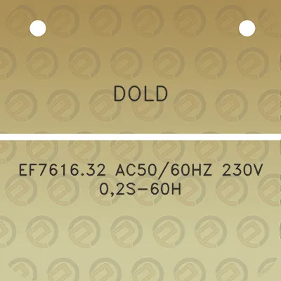 dold-ef761632-ac5060hz-230v-02s-60h