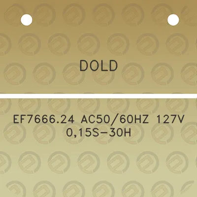 dold-ef766624-ac5060hz-127v-015s-30h