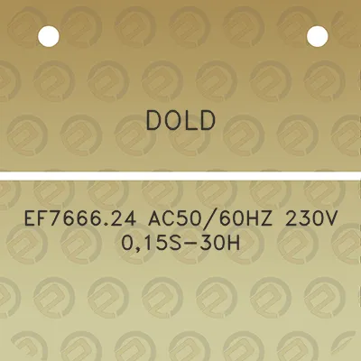 dold-ef766624-ac5060hz-230v-015s-30h