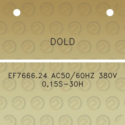 dold-ef766624-ac5060hz-380v-015s-30h