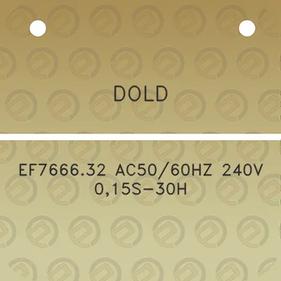 dold-ef766632-ac5060hz-240v-015s-30h