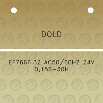 dold-ef766632-ac5060hz-24v-015s-30h