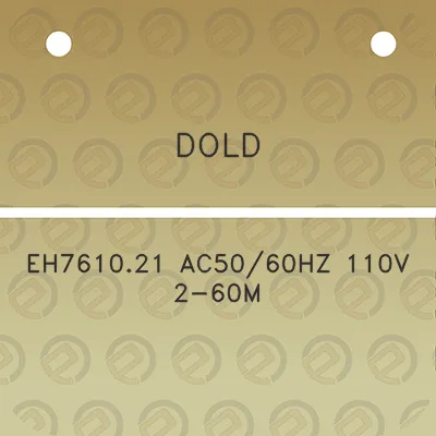 dold-eh761021-ac5060hz-110v-2-60m