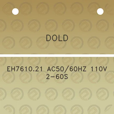 dold-eh761021-ac5060hz-110v-2-60s