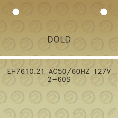 dold-eh761021-ac5060hz-127v-2-60s