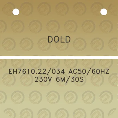 dold-eh761022034-ac5060hz-230v-6m30s