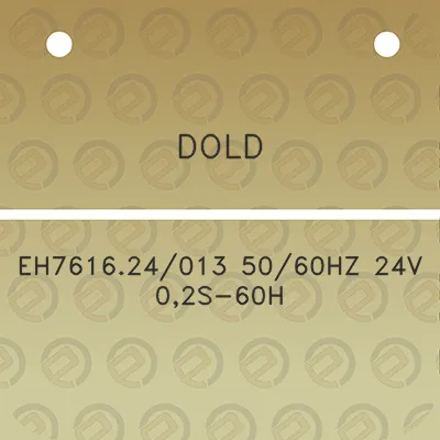 dold-eh761624013-5060hz-24v-02s-60h