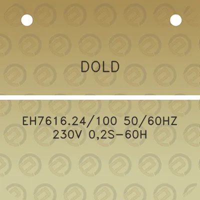 dold-eh761624100-5060hz-230v-02s-60h