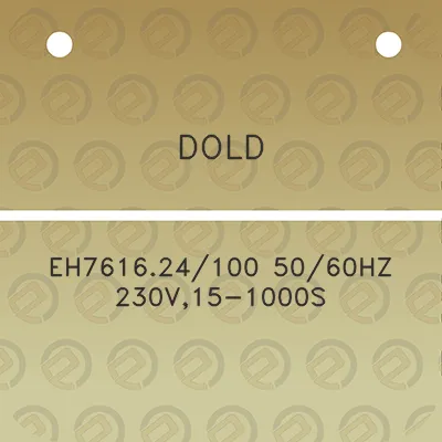 dold-eh761624100-5060hz-230v15-1000s