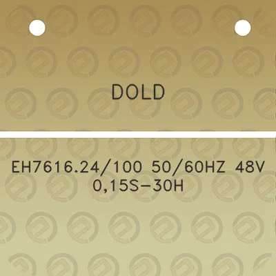 dold-eh761624100-5060hz-48v-015s-30h