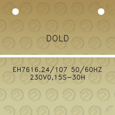 dold-eh761624107-5060hz-230v015s-30h