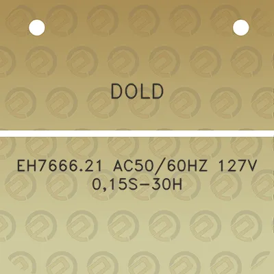 dold-eh766621-ac5060hz-127v-015s-30h