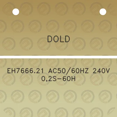 dold-eh766621-ac5060hz-240v-02s-60h