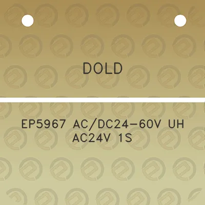 dold-ep5967-acdc24-60v-uh-ac24v-1s