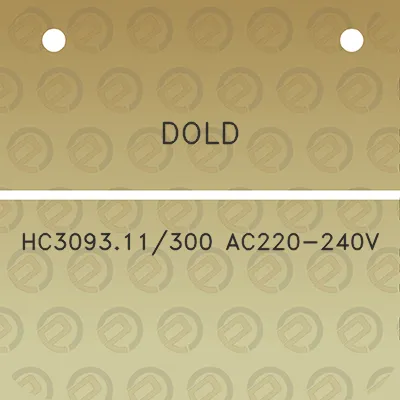 dold-hc309311300-ac220-240v