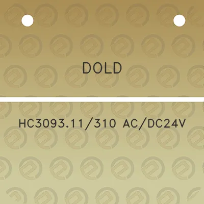 dold-hc309311310-acdc24v