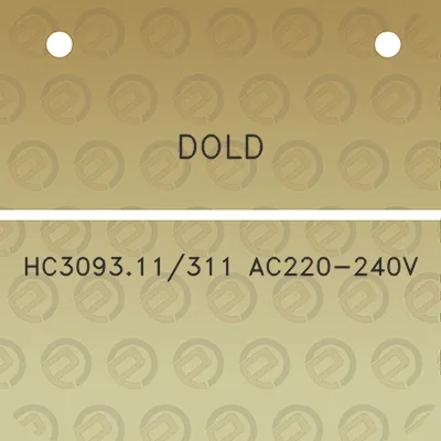 dold-hc309311311-ac220-240v