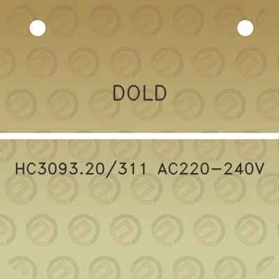 dold-hc309320311-ac220-240v