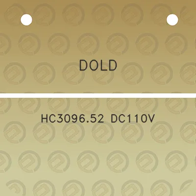 dold-hc309652-dc110v