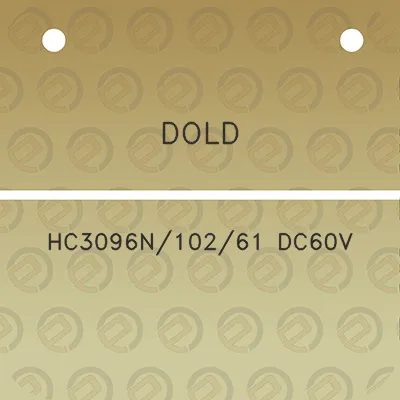 dold-hc3096n10261-dc60v